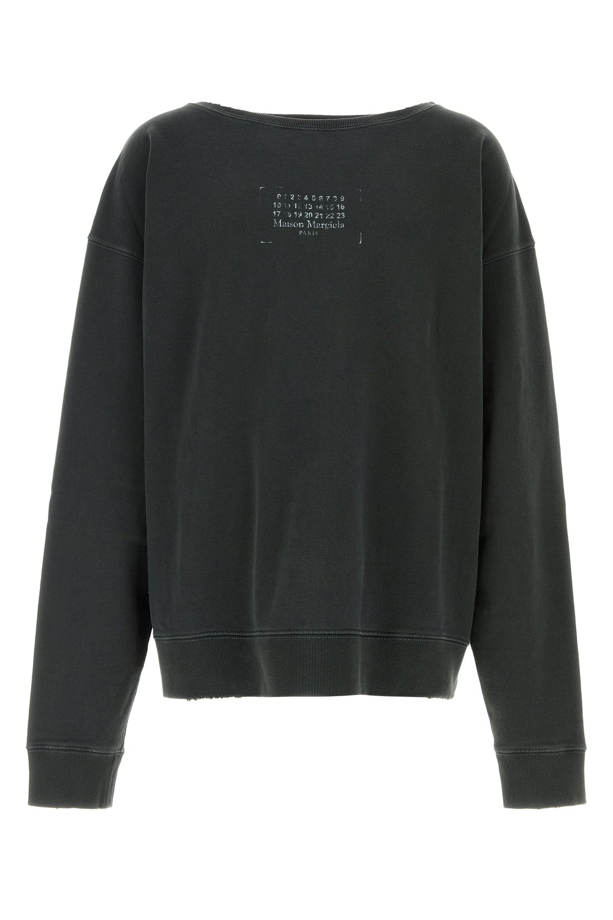 Charcoal cotton sweatshirt - 1