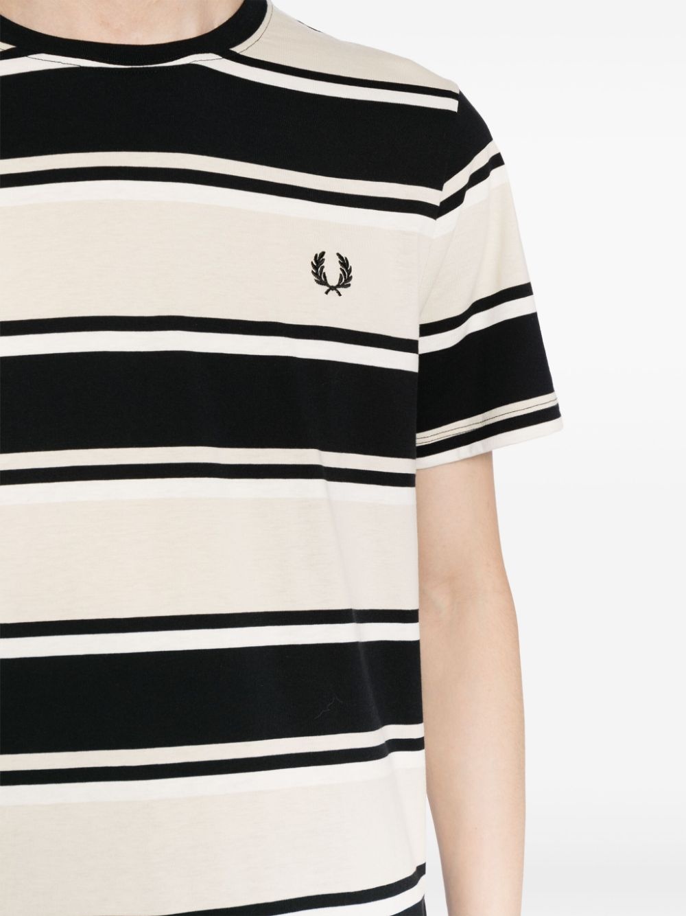 striped cotton T-shirt - 5