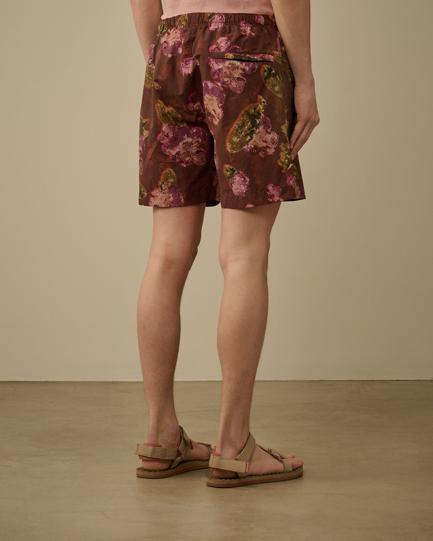 Flatt Nylon Flower Printed Swim Shorts - 4