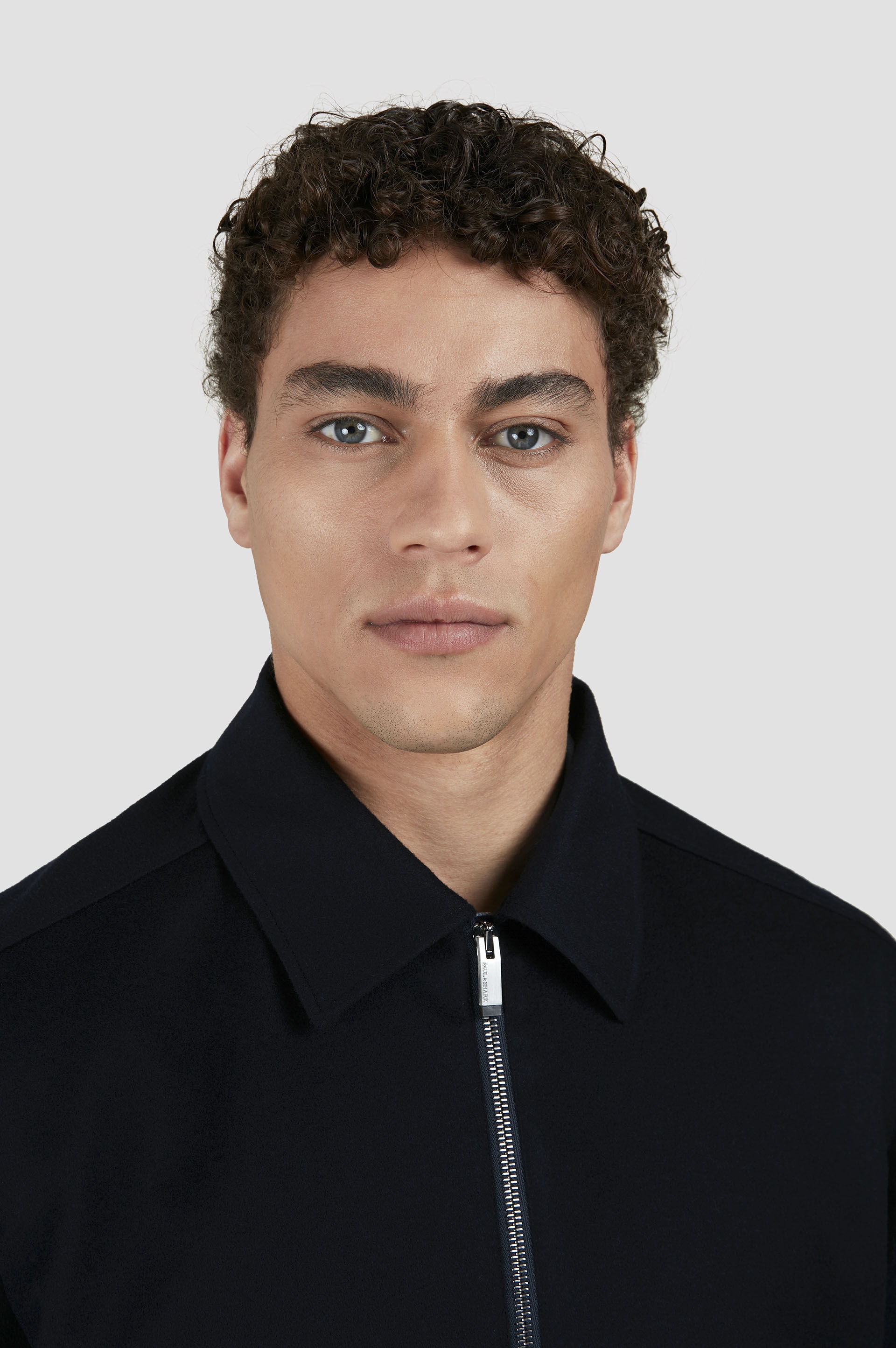 CASHMERE SHACKET WITH LEATHER TRIMS - 4