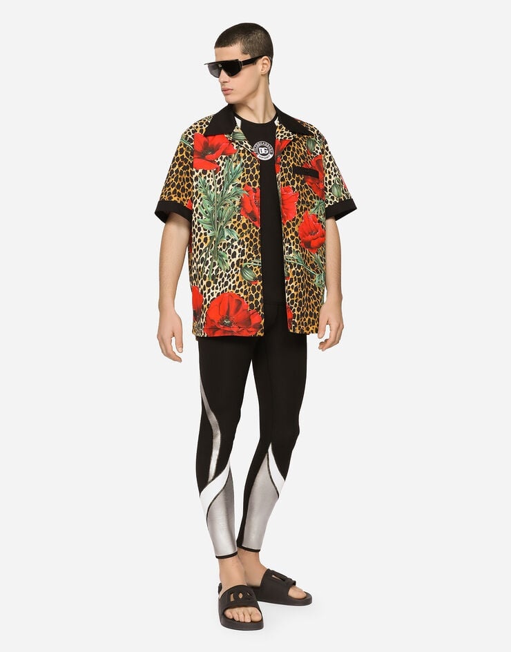 Stretch technical jersey leggings - 5