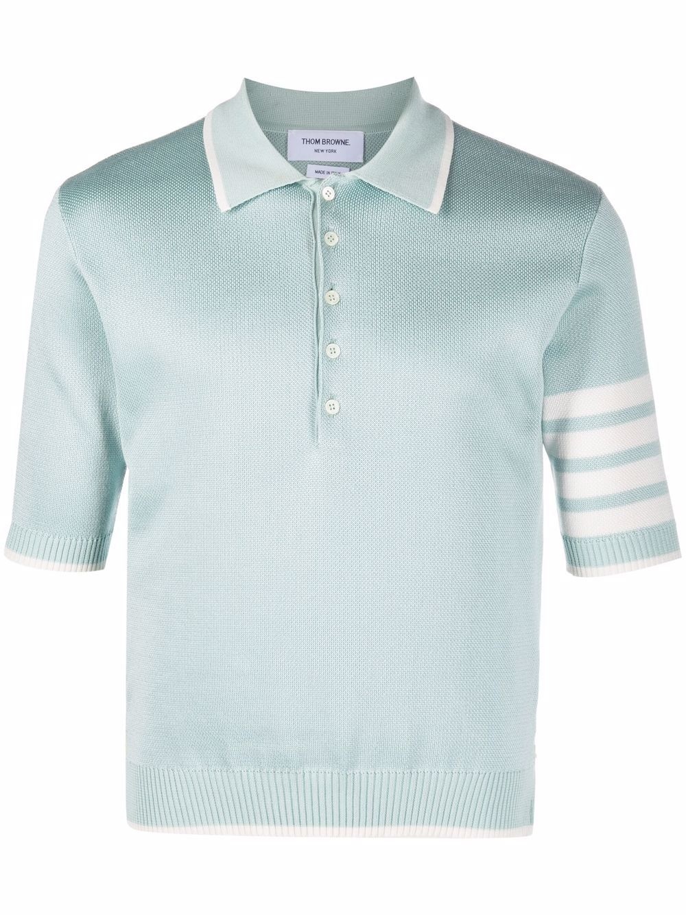 4-Bar striped polo shirt - 1