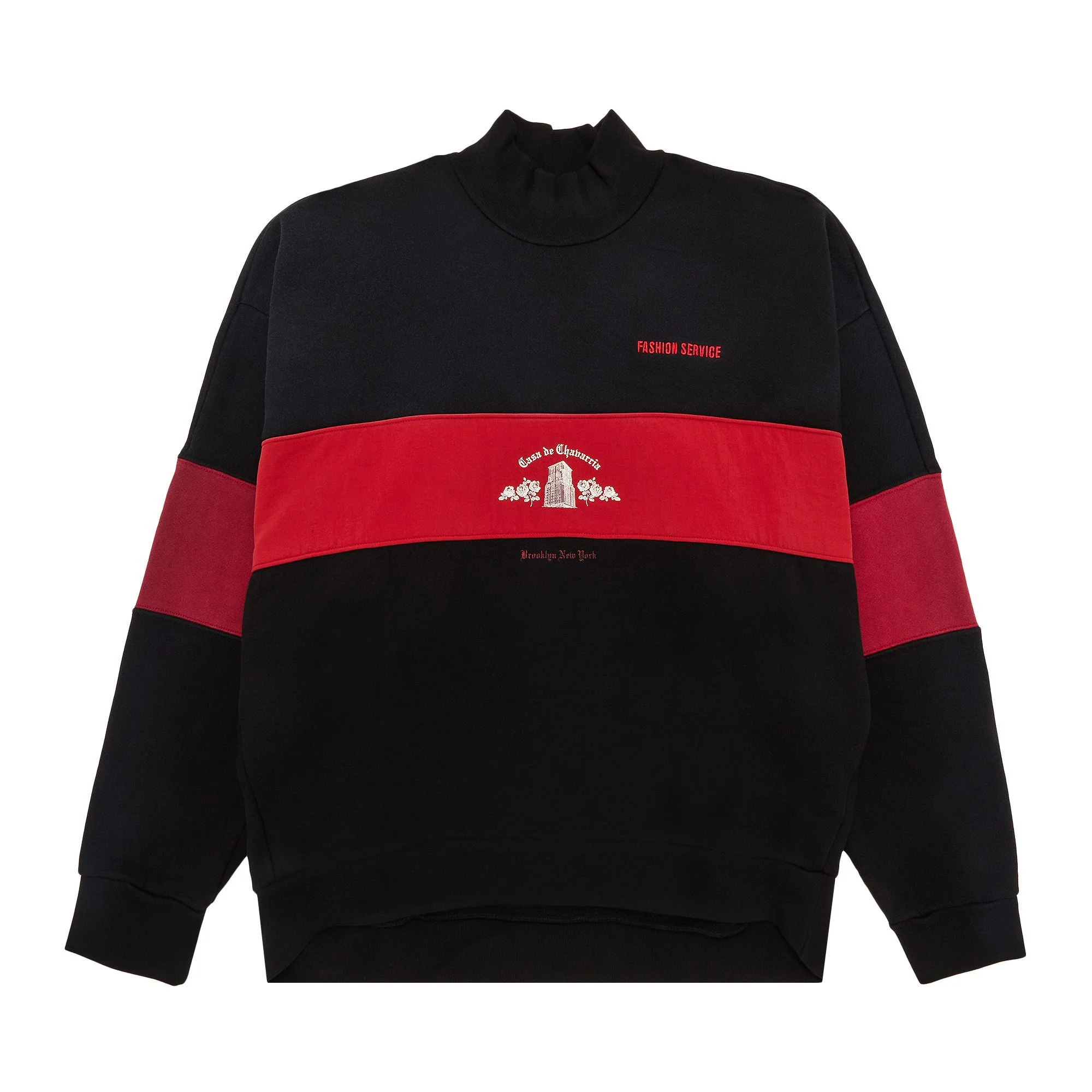 Willy Chavarria Casa De Chavarria Crewneck Sweater 'Black' - 1