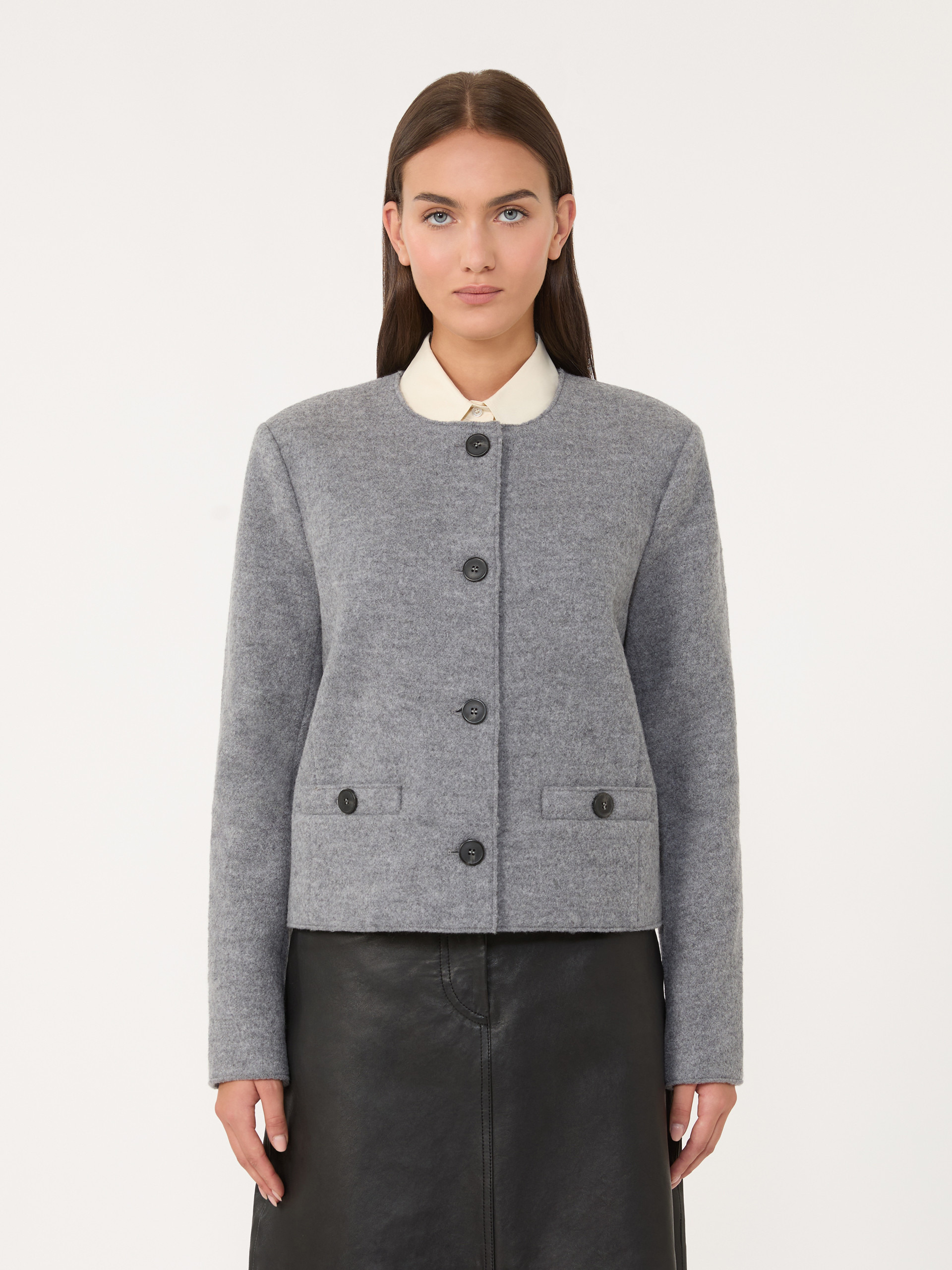 SAVONA Boiled wool jersey jacket - 3