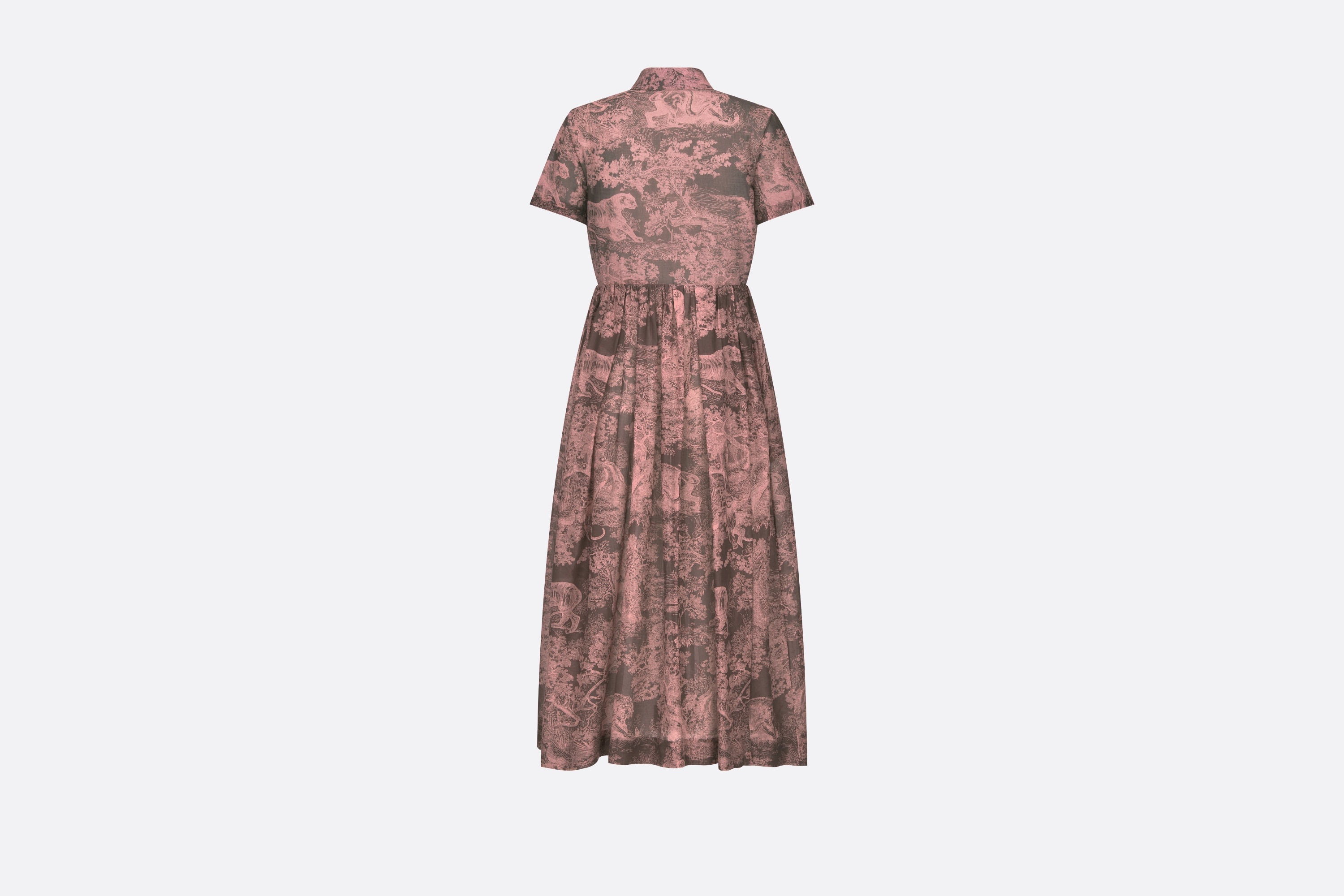 ワンピース Dior Dioriviera Long Shirtdress Dioriviera Long Shirtdress White Silk Twill with Lily of the