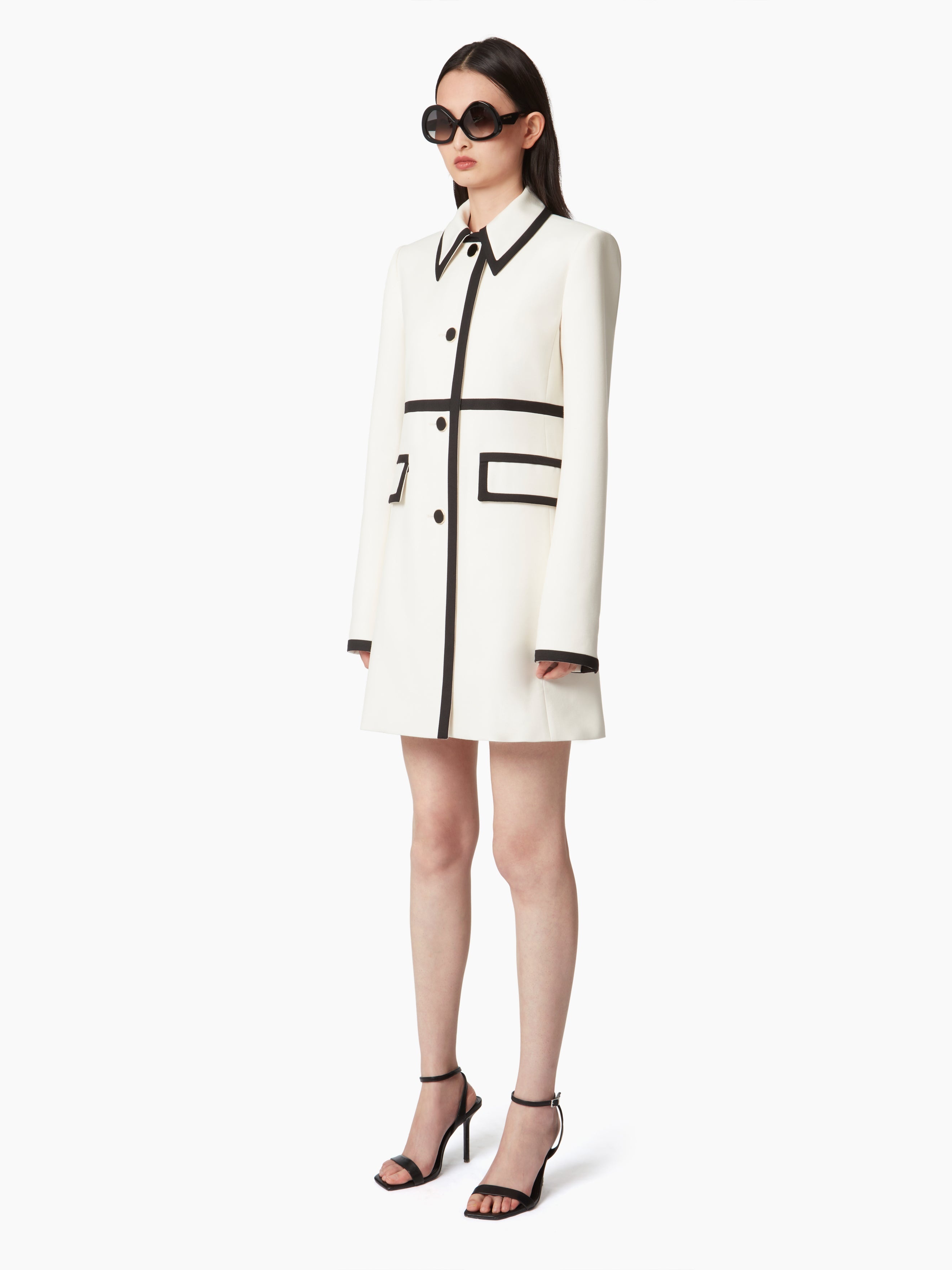 WOOL GABARDINE COAT - 2