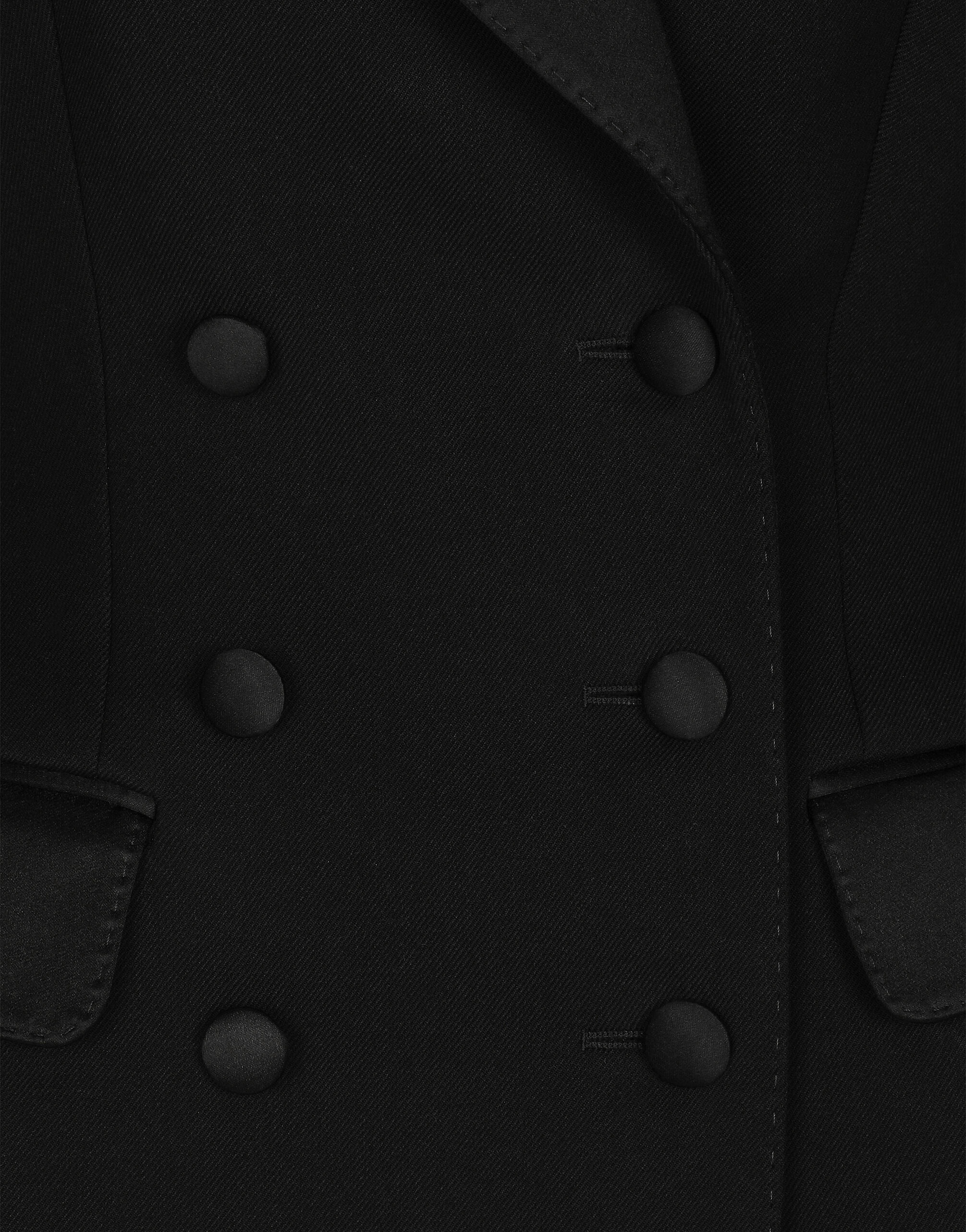 Double-breasted Dolce tuxedo jacket in double stretch wool - 6