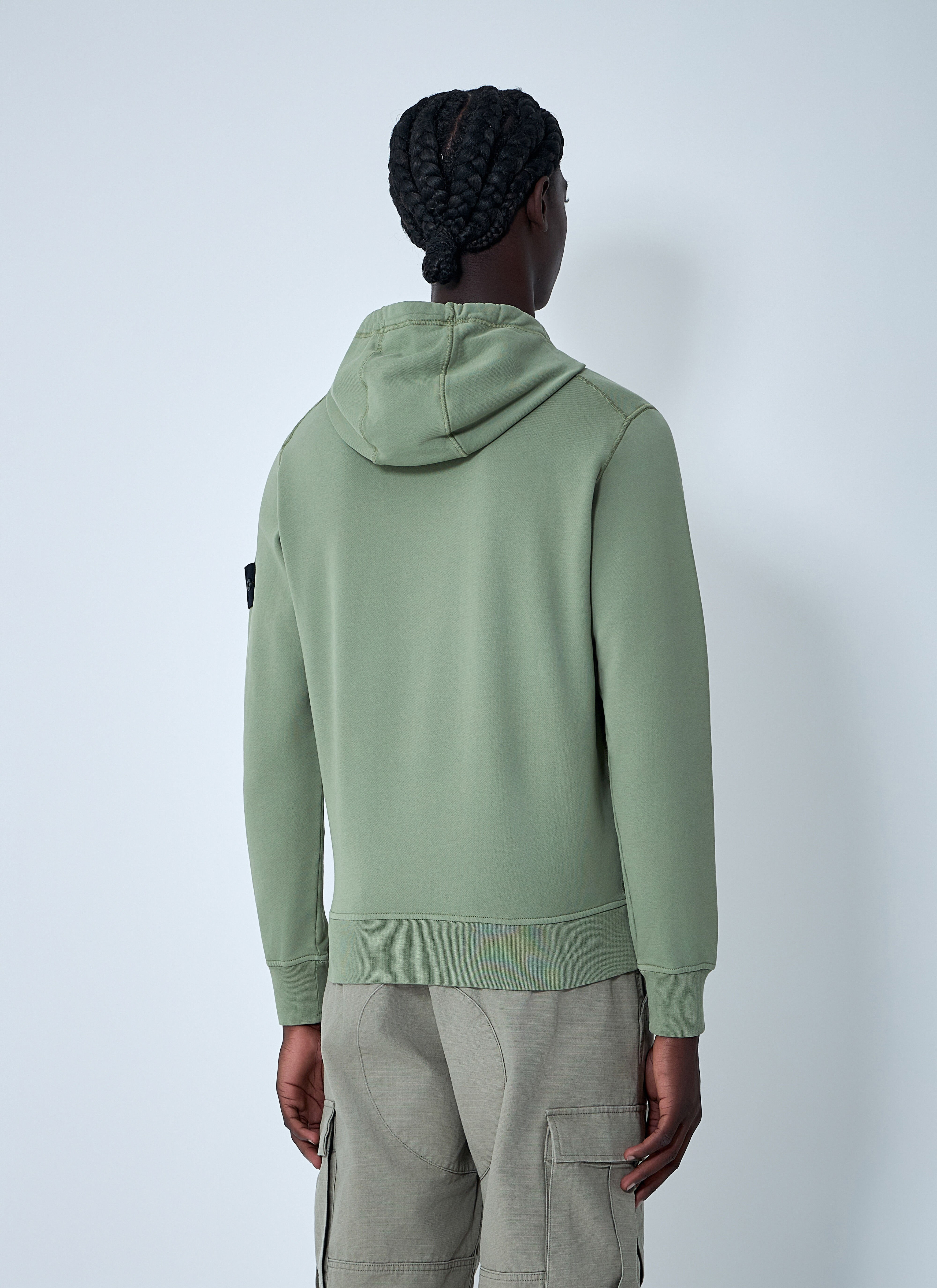 Logo Motif Hooded Sweatshirt - 4