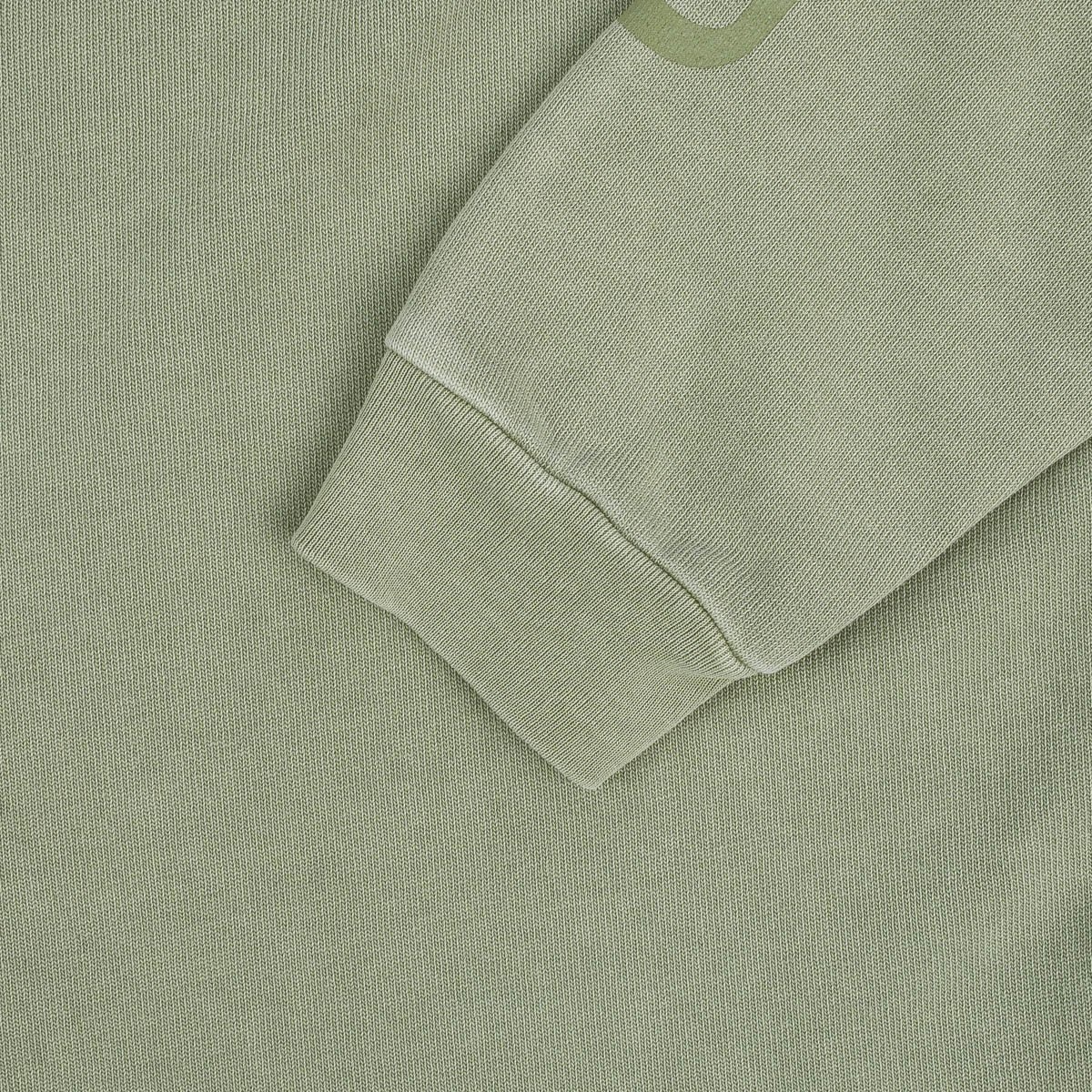 GA-LS-SGE GOOD ART HLYWD Heavyweight Long Sleeve Crew Neck T-Shirt - Sage Green - 10