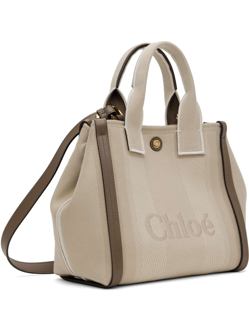 Beige Small 'Chloé Carry' Tote - 2