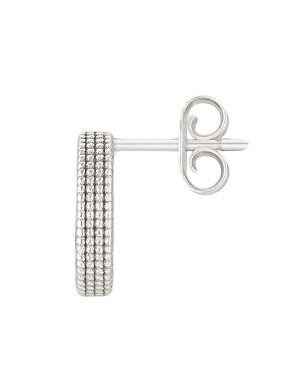 Interlocking G earrings in silver - 2