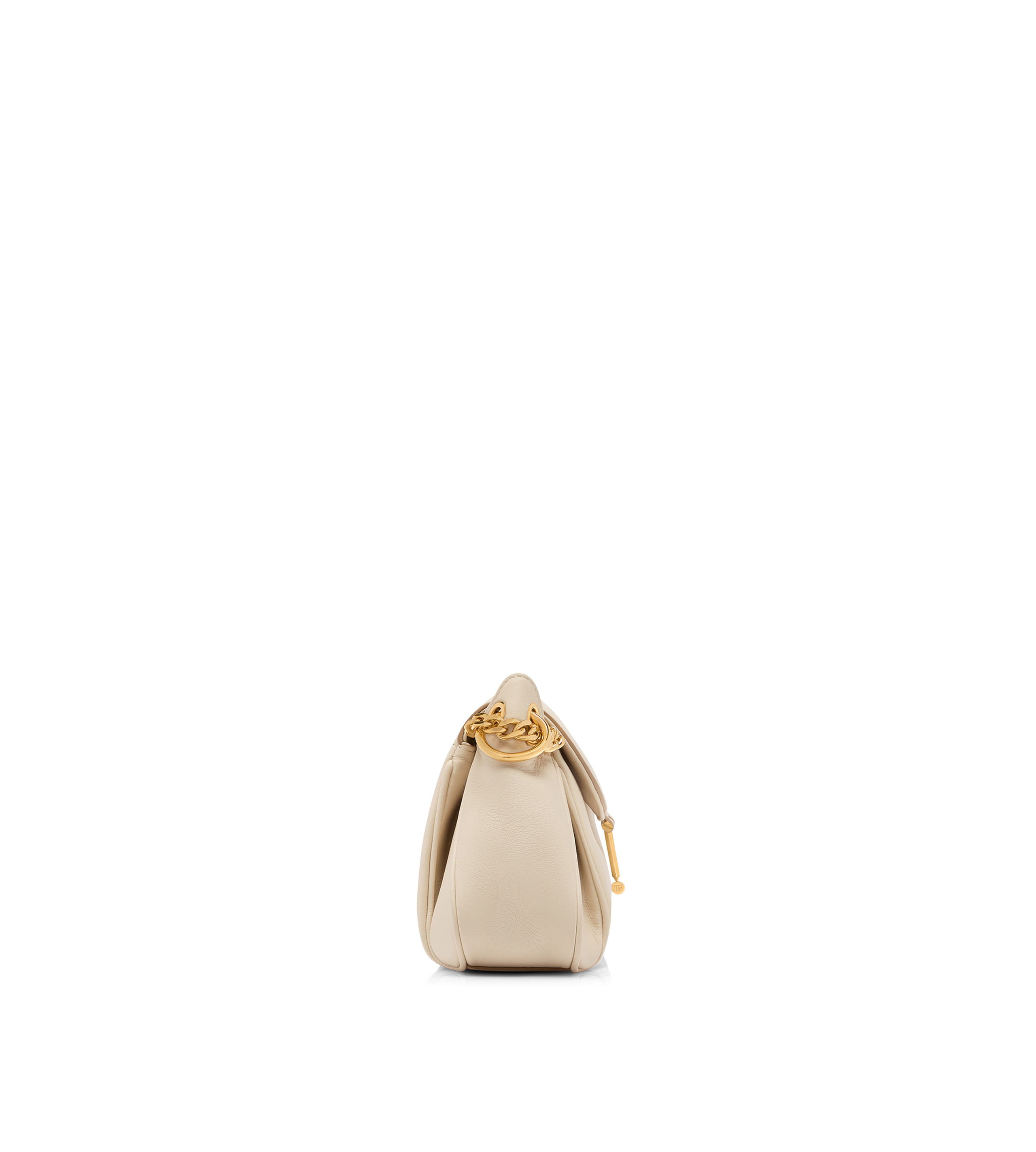 NATURAL GRAIN LEATHER TARA CHAIN SHOULDER BAG - 2