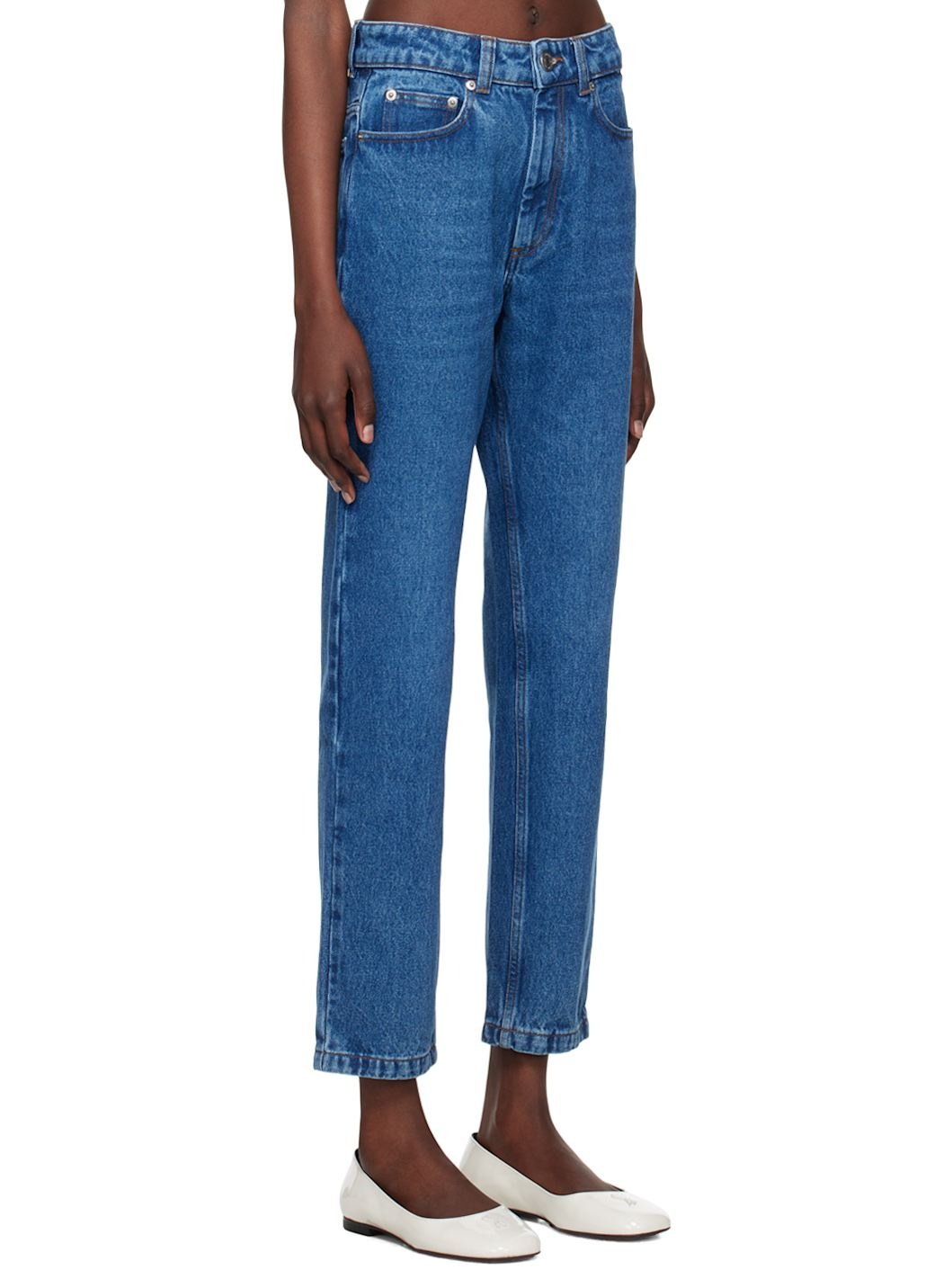 Blue Classic Fit Jeans - 2