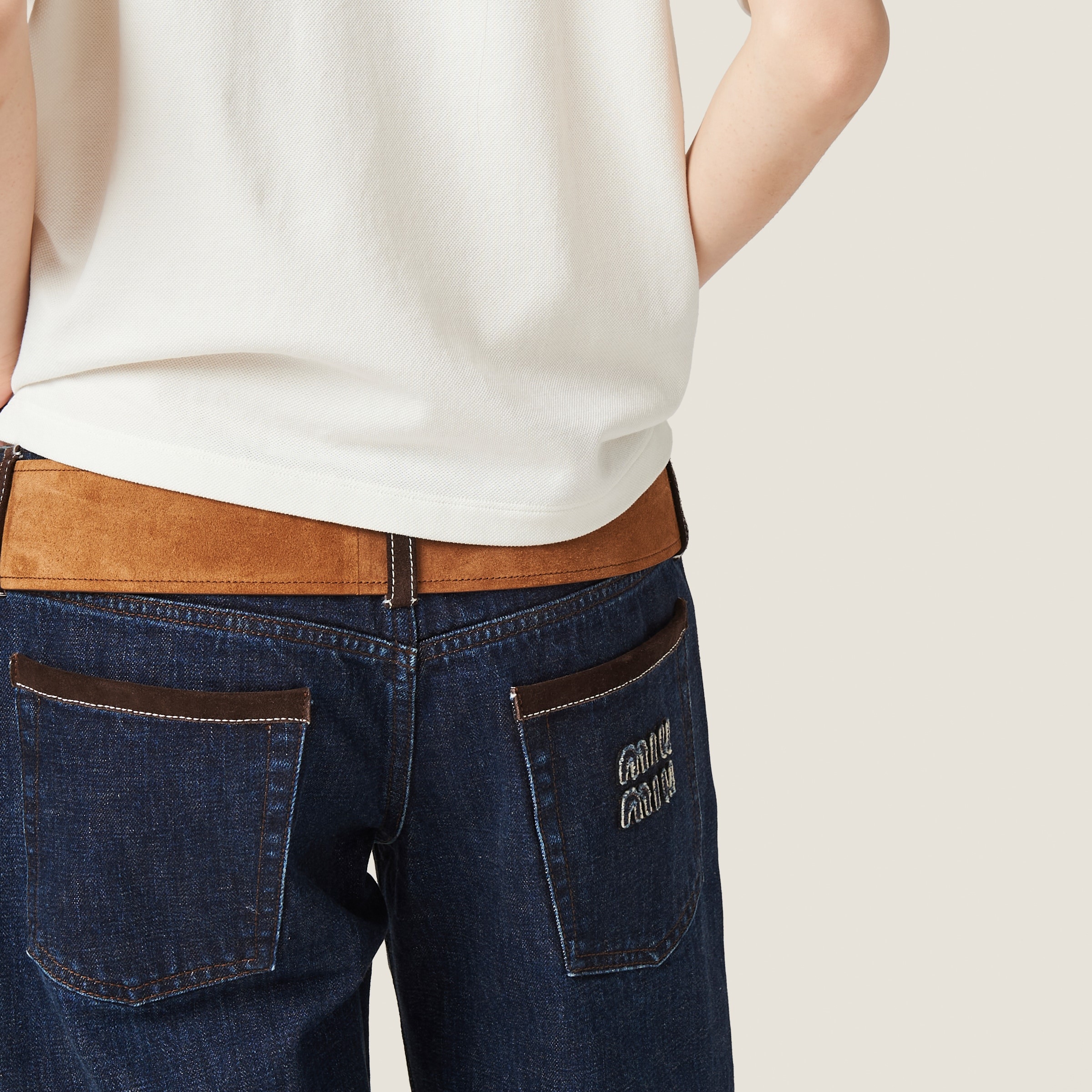 Five-pocket denim jeans - 6