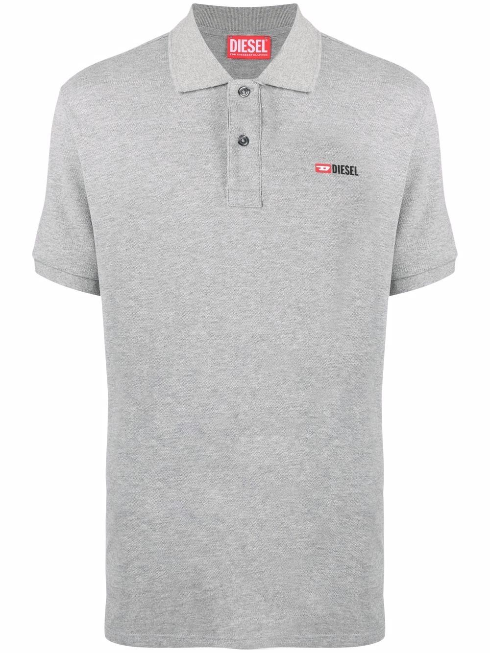 logo-print shortsleeved polo shirt - 1