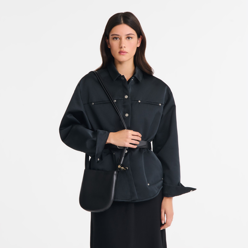 Longchamp Le Roseau S Crossbody bag Black - Leather outlook