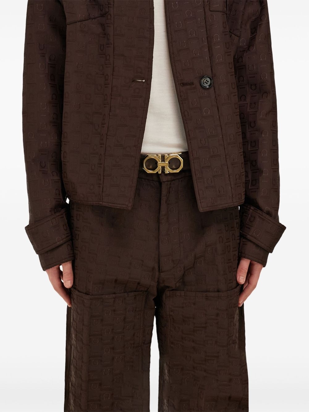 reversible Gancini belt - 3