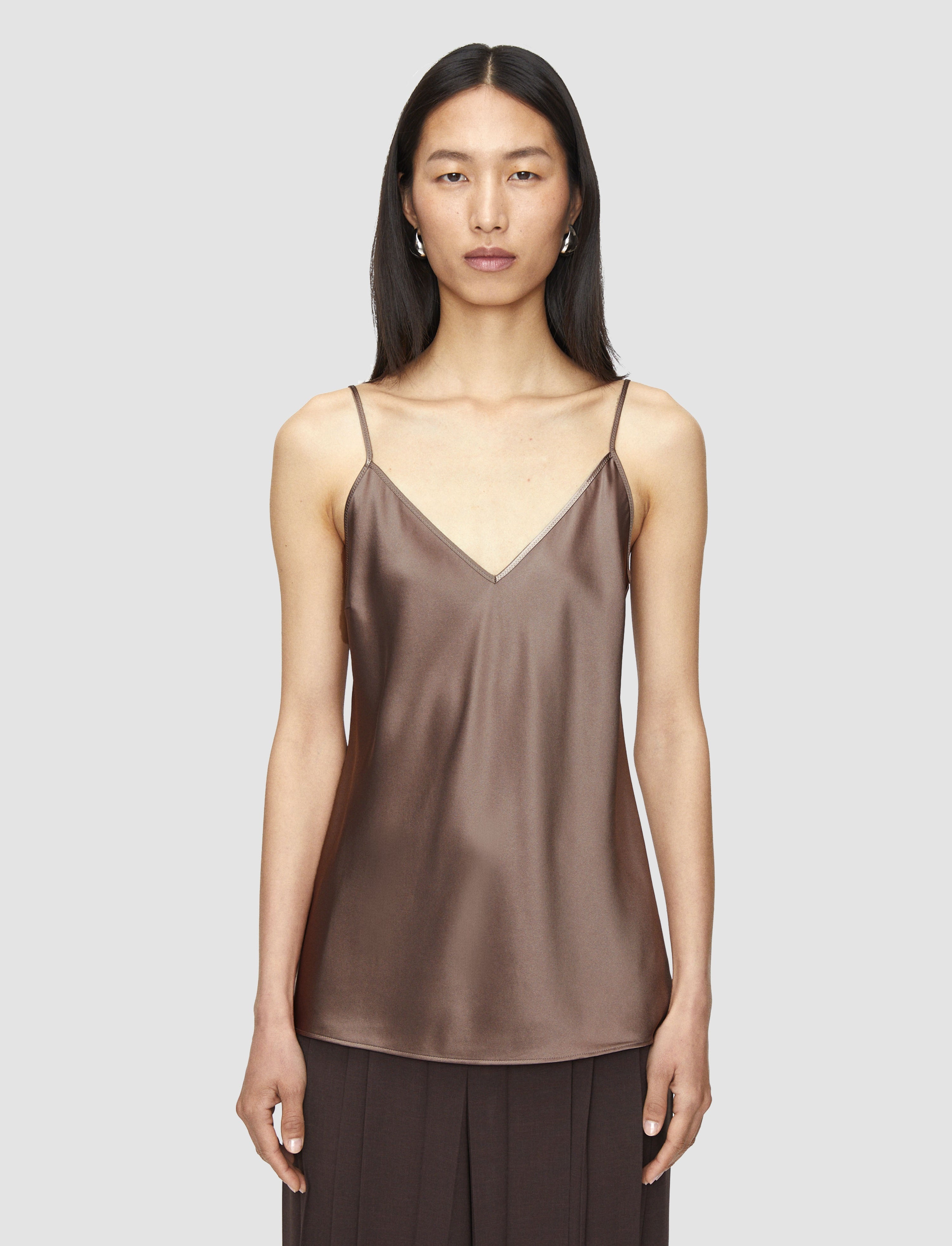 Clea Silk Satin Camisole - 3
