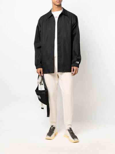 Y-3 logo-print long-sleeve jacket outlook