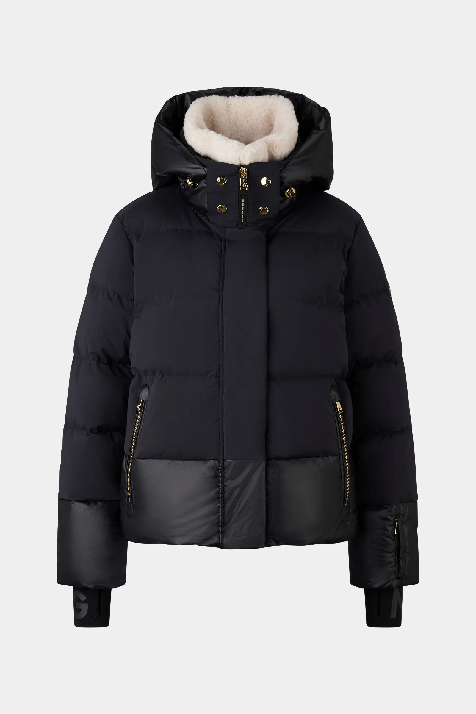 Maja down ski jacket in Black - 1