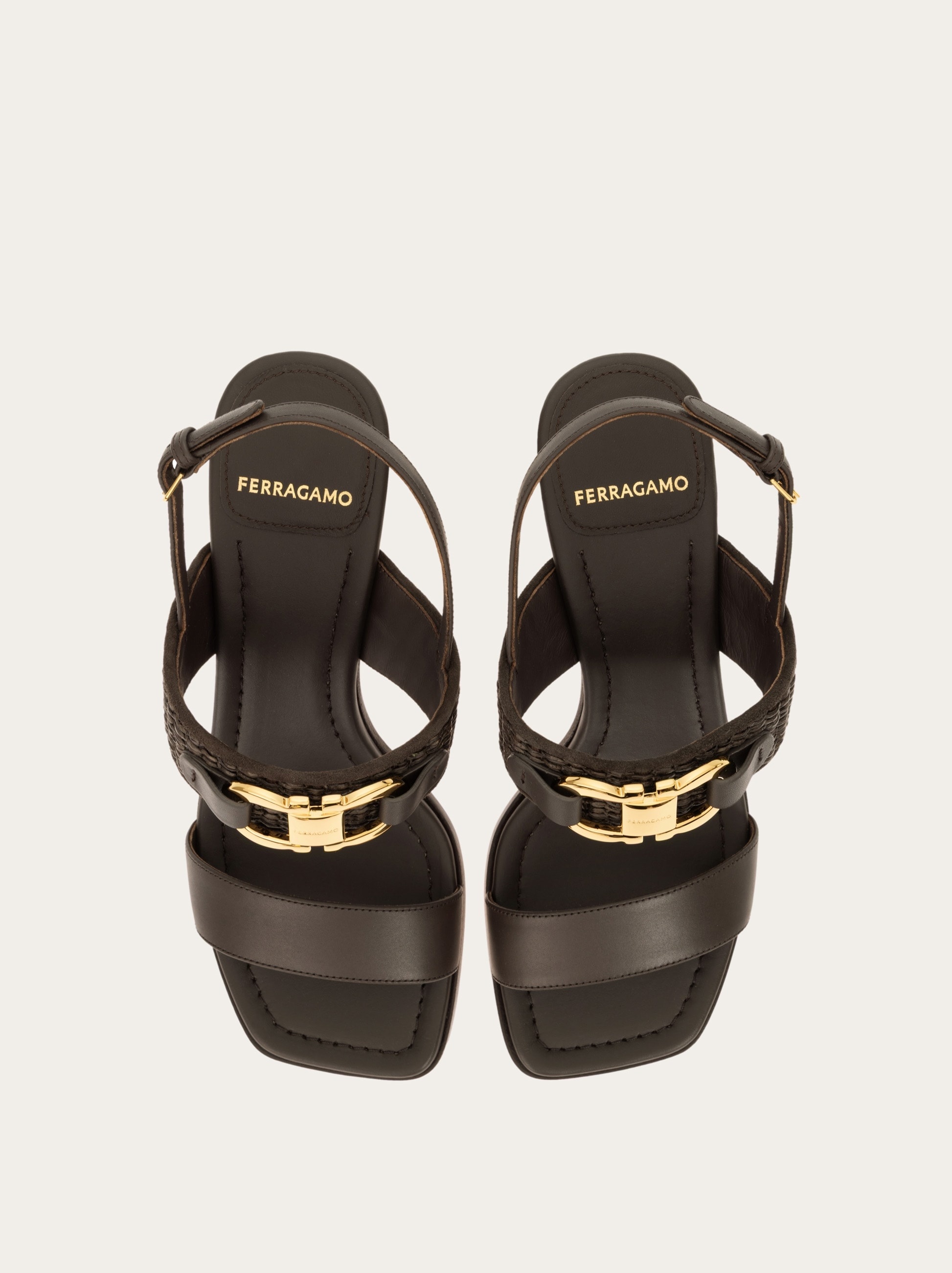 Gancini buckle sandal - 2