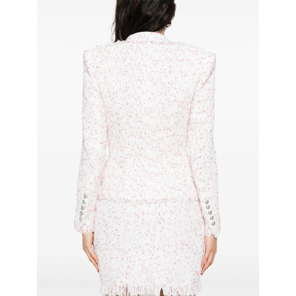 Balmain White Jackets - Tweed Jackets Women - 4