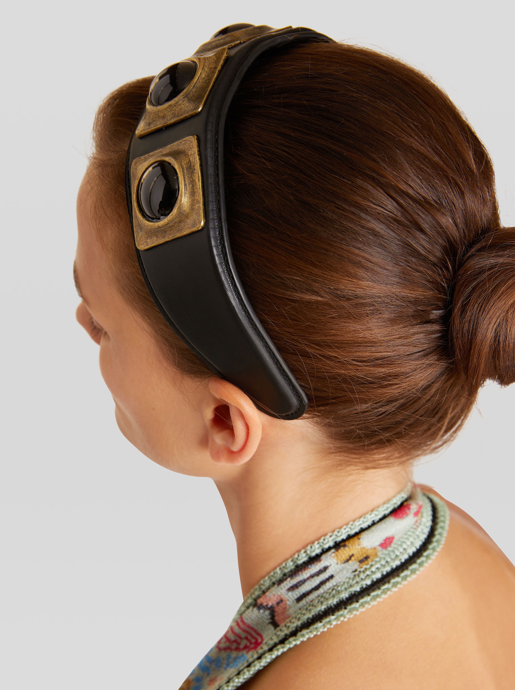 CROWN ME HEAD BAND WITH CABOCHON STONES - 2