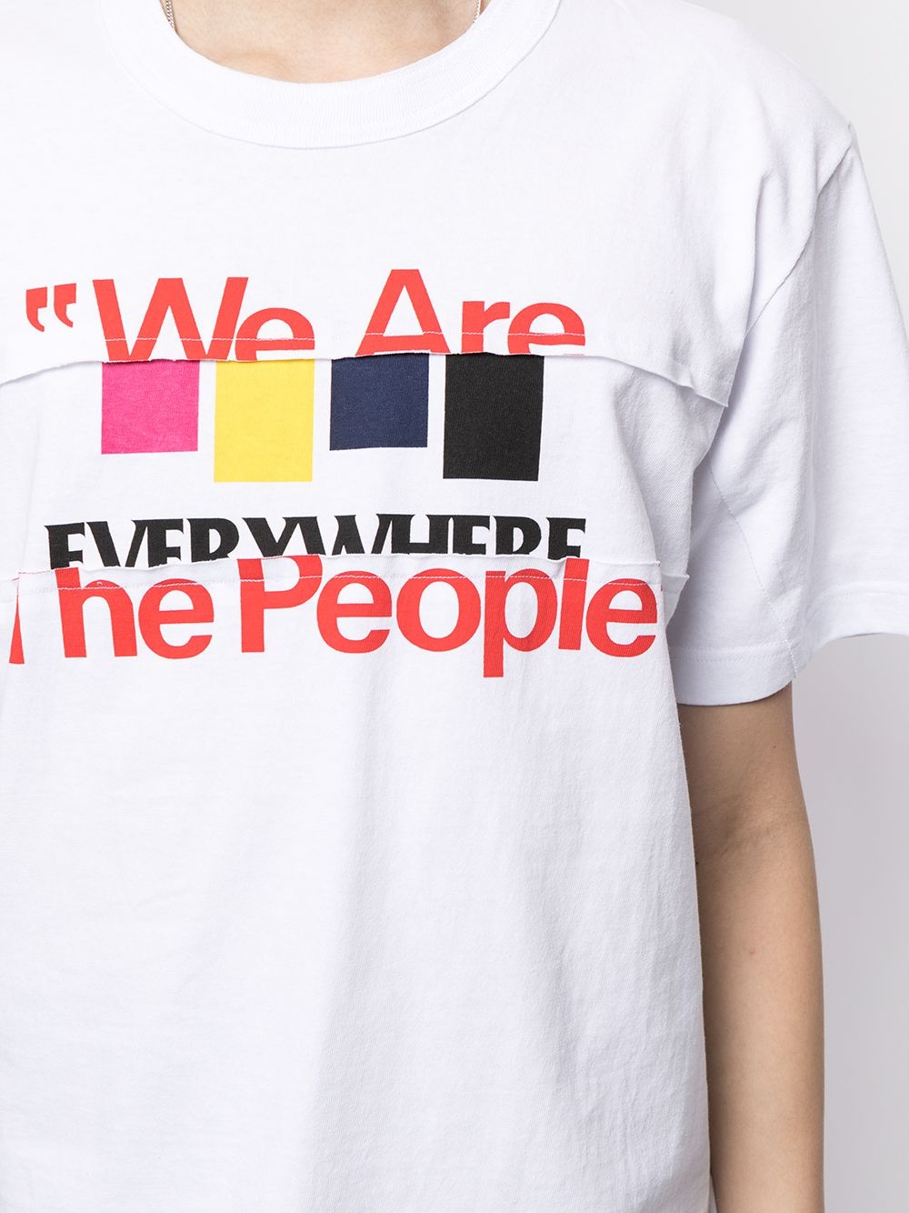 slogan-print cotton T-shirt - 5