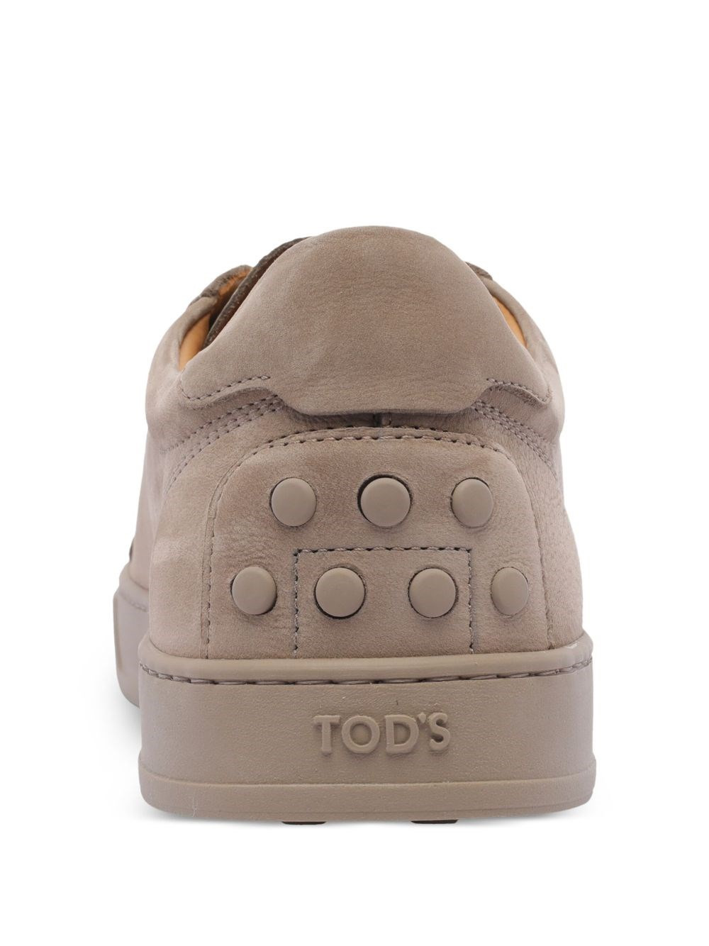 Nabuk sneaker with logo - 4
