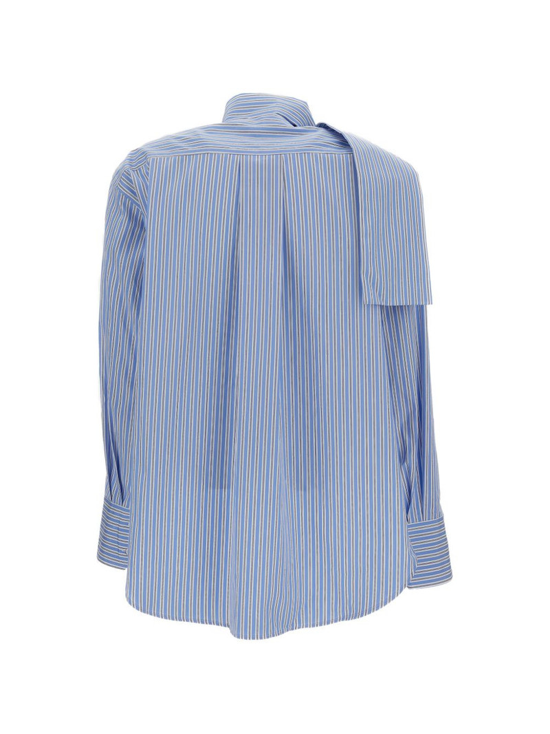 Plan C striped scarf shirt outlook