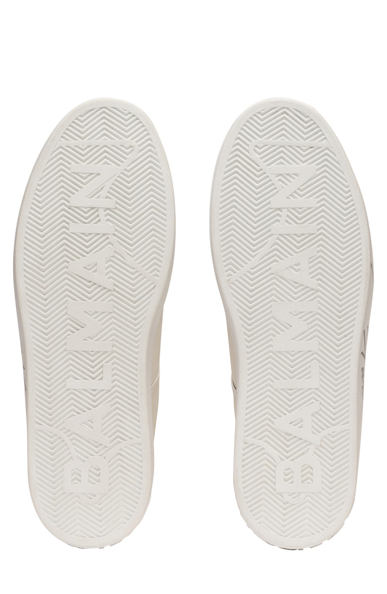 Balmain B-Court Low Top Sneaker in White at Nordstrom - 6