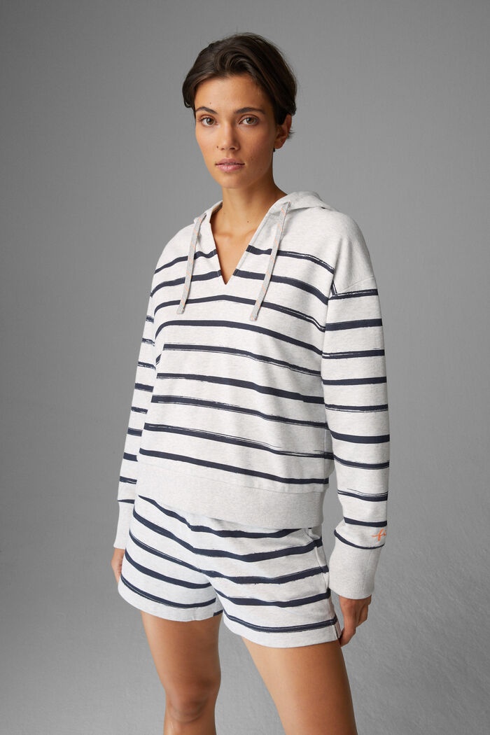 Dawn Hoodie in Gray/Dark blue - 2