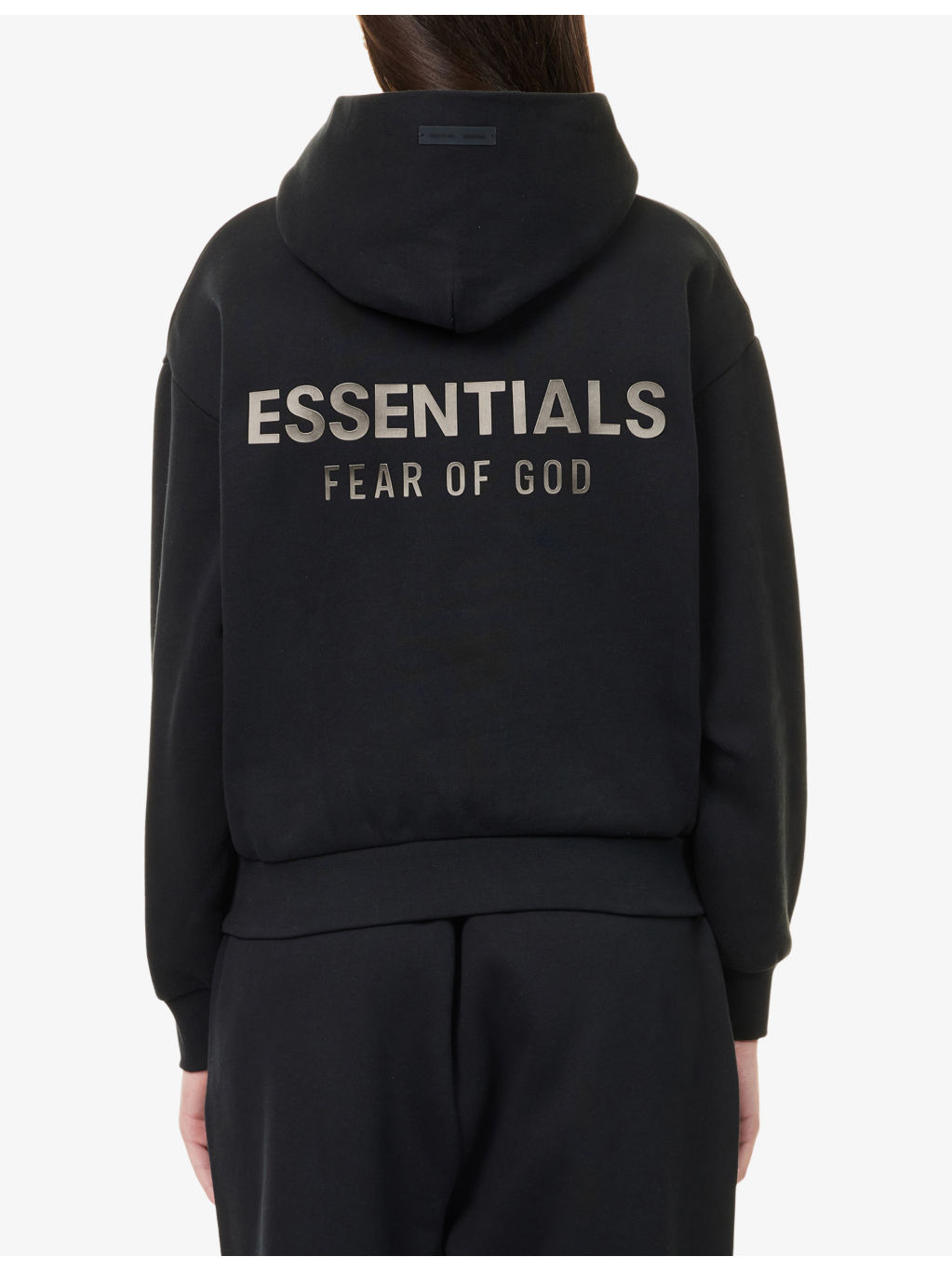 Embossed-Branding Classic-Fit Cotton-Blend Hoody - 4