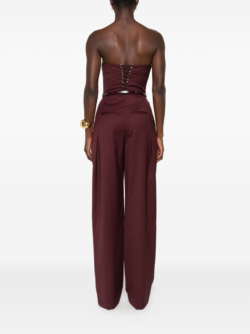 strapless pleated jumpsuit 4