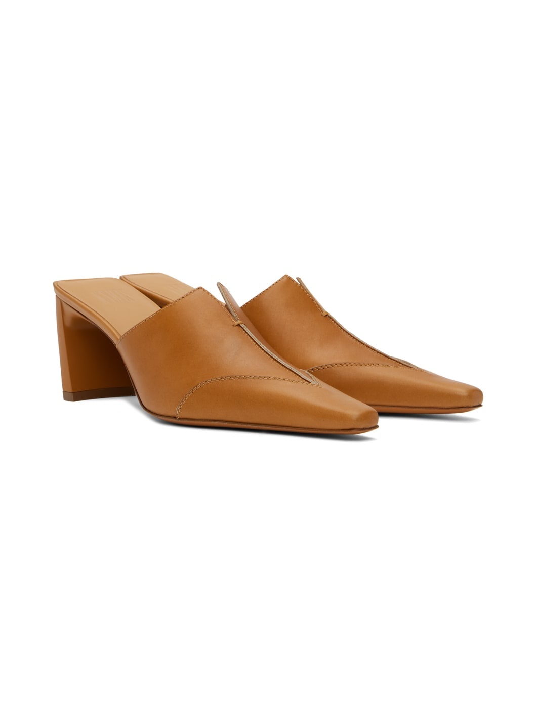 Tan Serpent Mules - 4