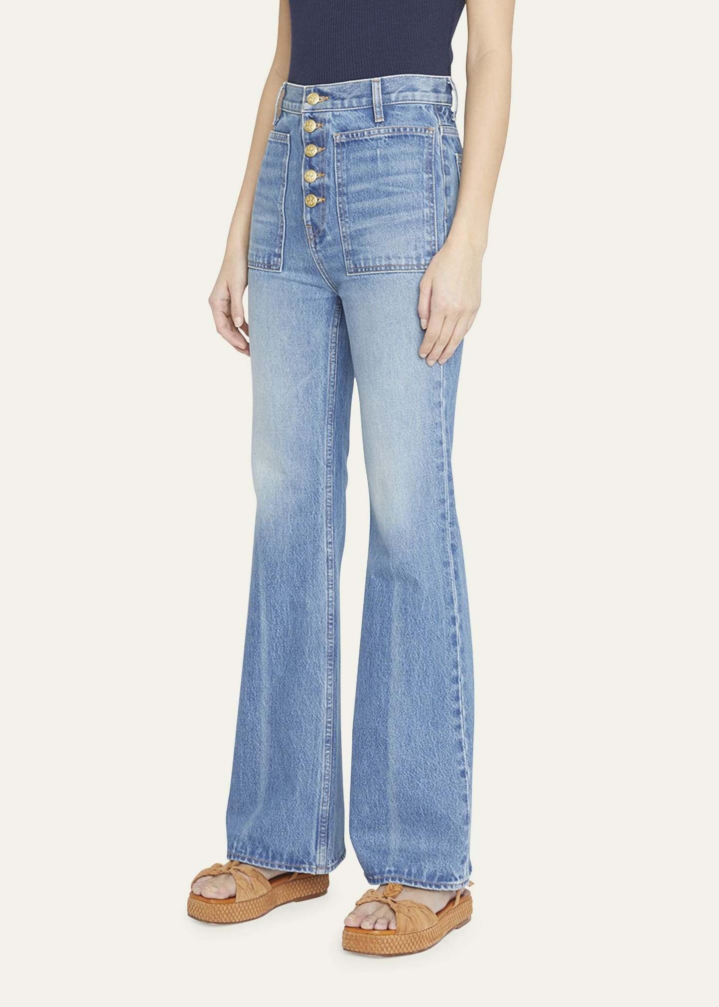 The Lou Denim Flare Jeans - 4