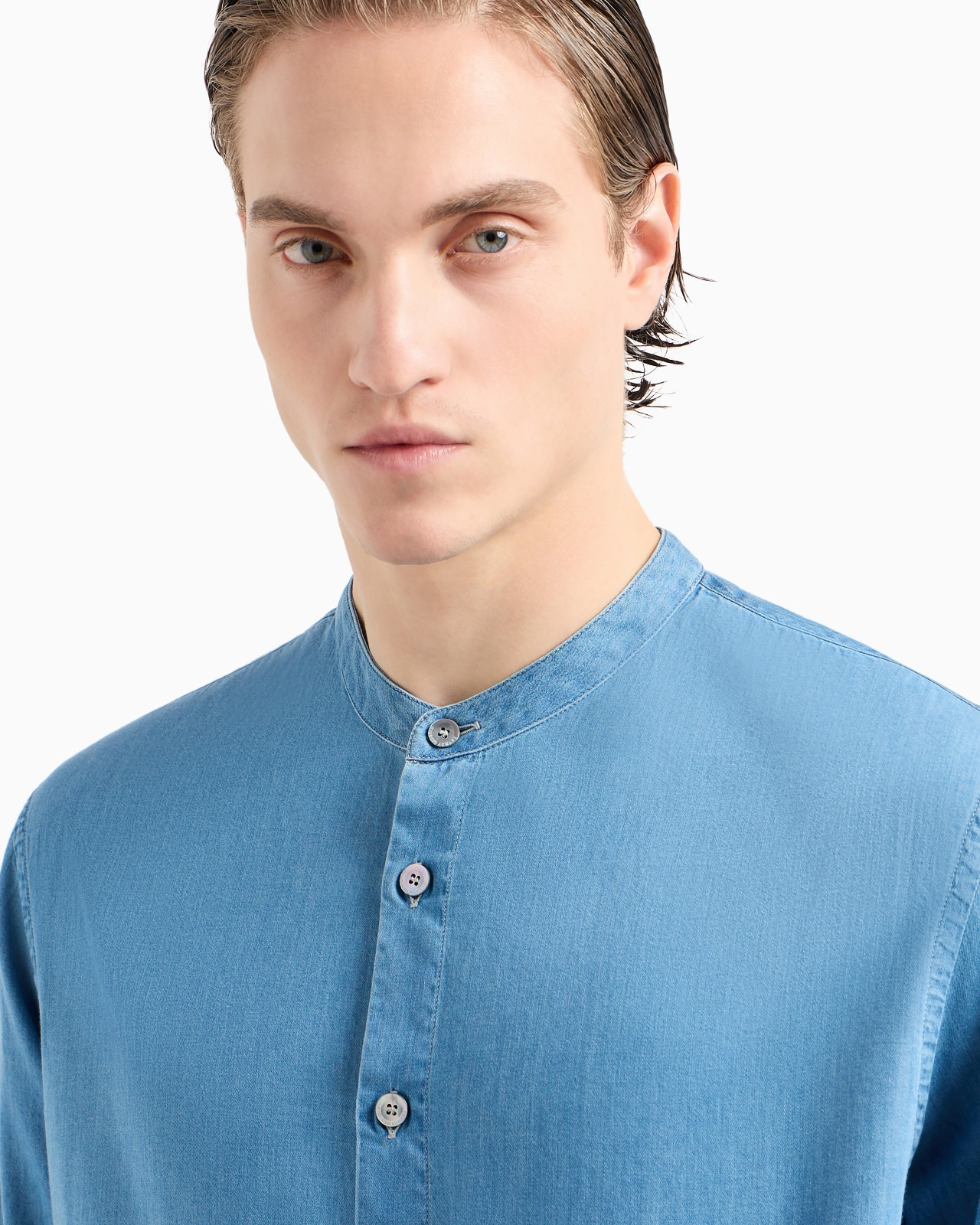 Denim Collection cotton denim shirt - 5