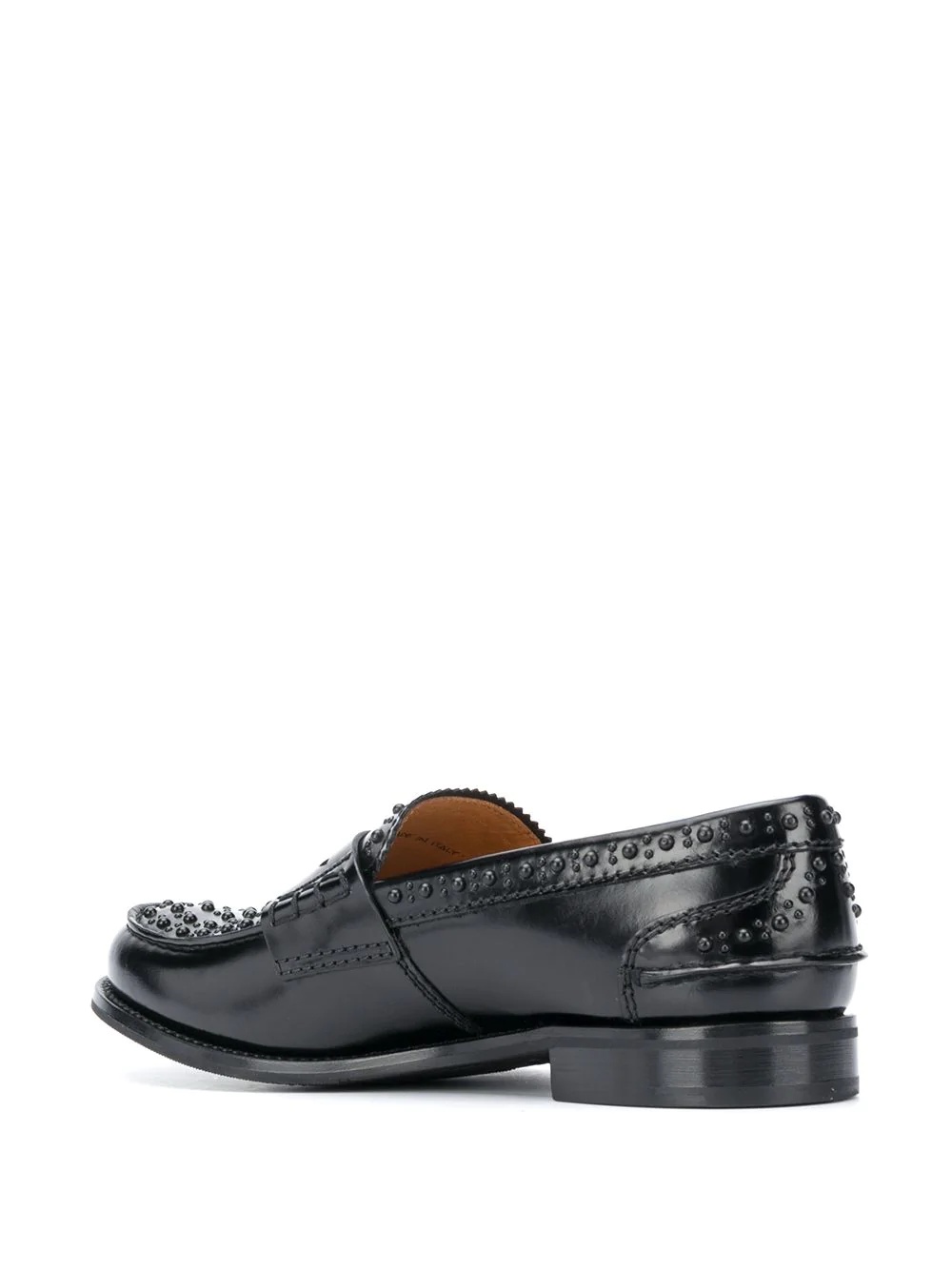 stud-embellished slip-on loafers - 3