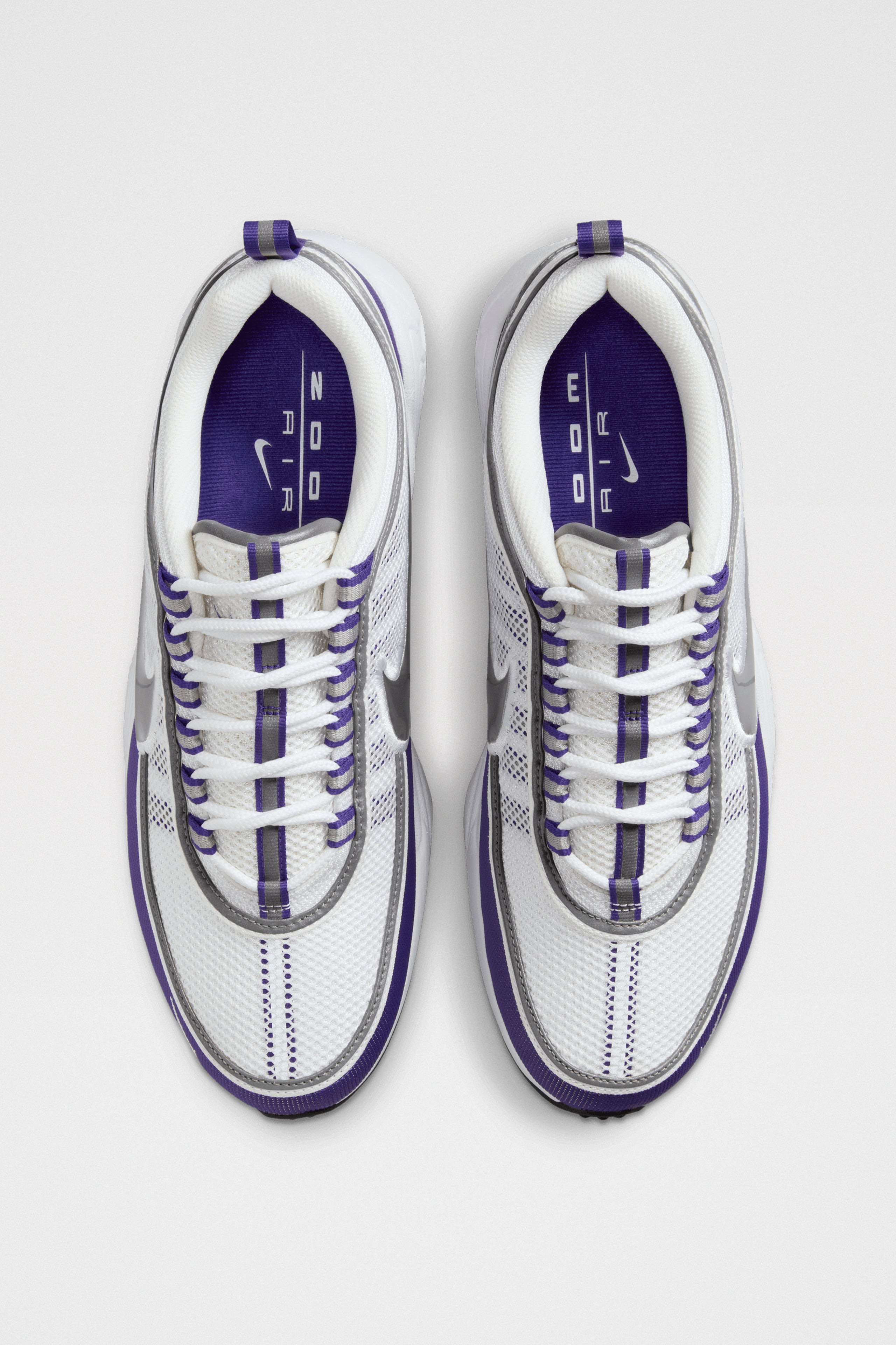 NIKE AIR ZOOM SPIRIDON SP WHITE / METALLIC SILVER - 2