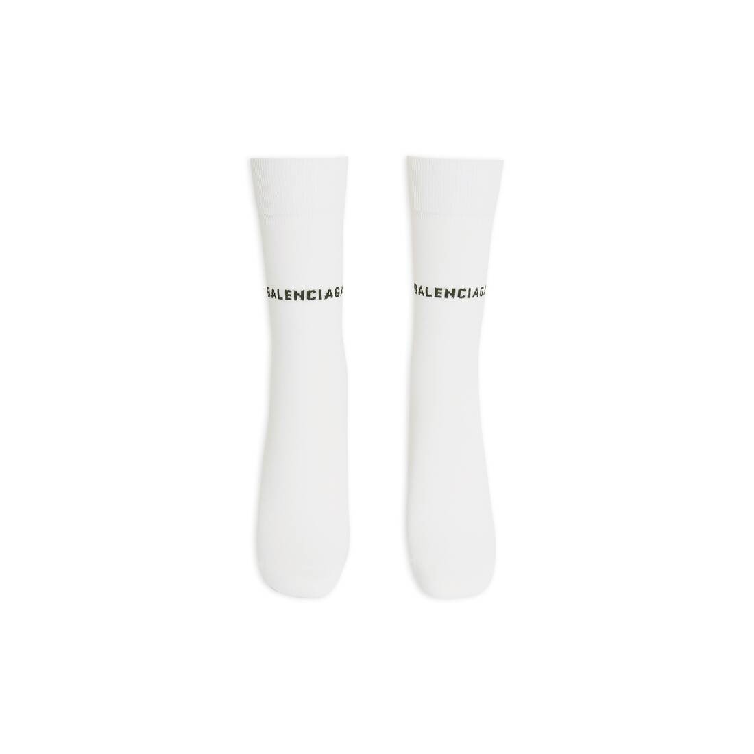 Men's Balenciaga Socks in White/black - 2