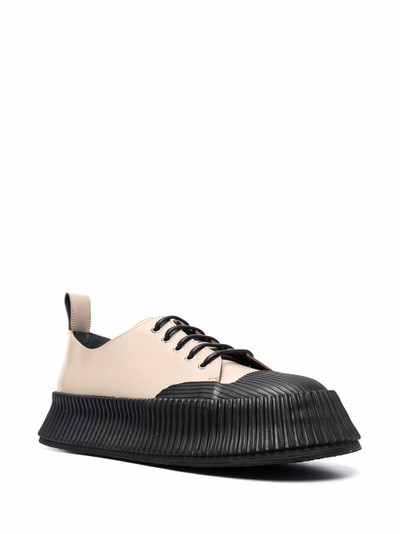 Jil Sander chunky sole lace-up sneakers outlook