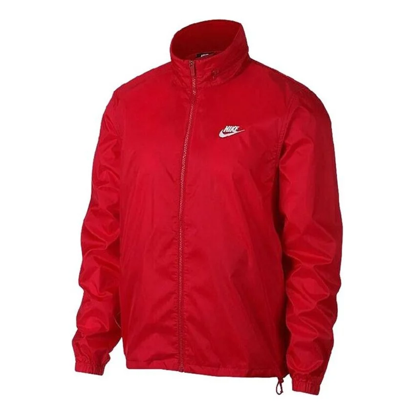 Nike Logo Windbreaker Jacket 'Red' AR2239-657 - 1