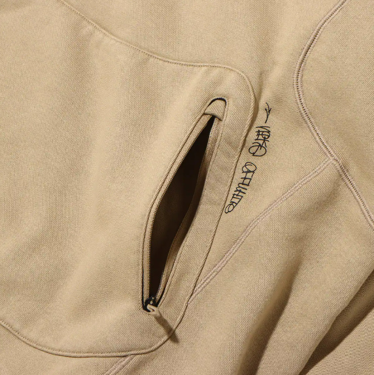 Nike x OFF-WHITE Fleece Hoodie 'Khaki' DN1760-247 - 5