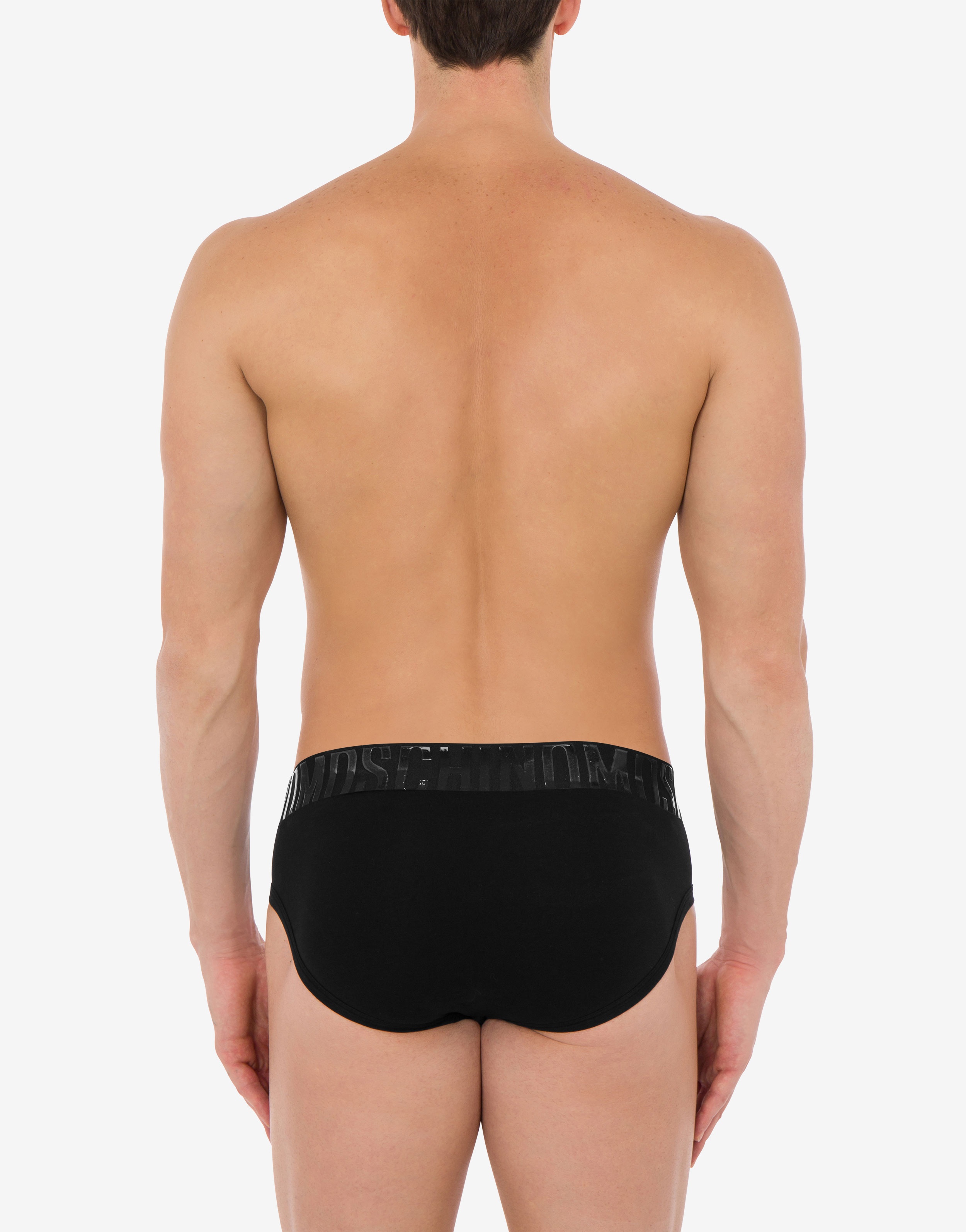 SHINY LOGO STRETCH JERSEY BRIEFS - 3