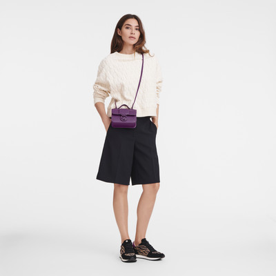 Longchamp Box-Trot XS Crossbody bag Violet - Leather outlook