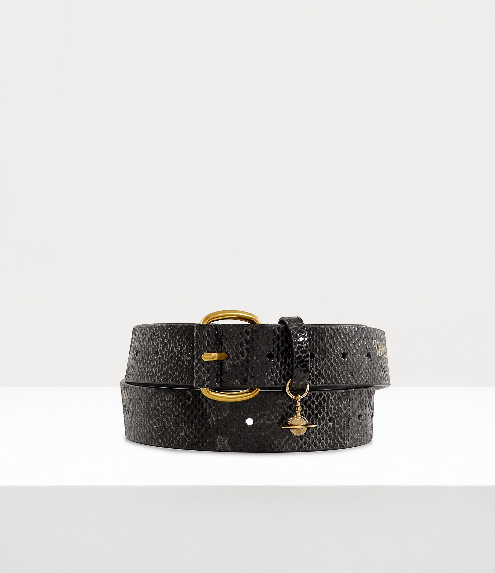 Vivienne Westwood WIDE ALEX CHARM BELT | REVERSIBLE