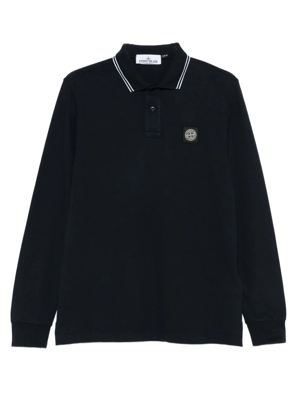 long-sleeve polo shirt - 1
