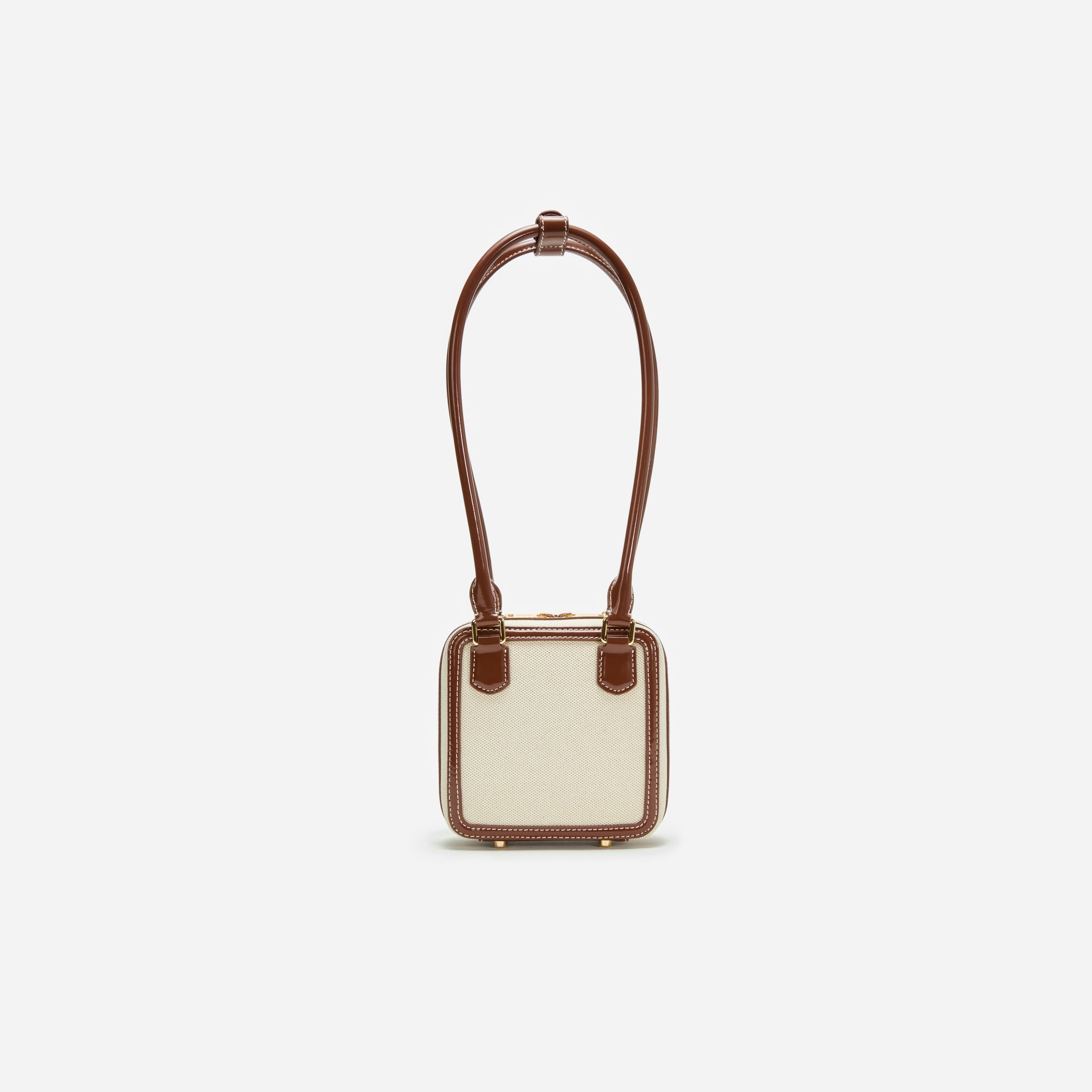 Canvas Square Shoulder Bag - 3