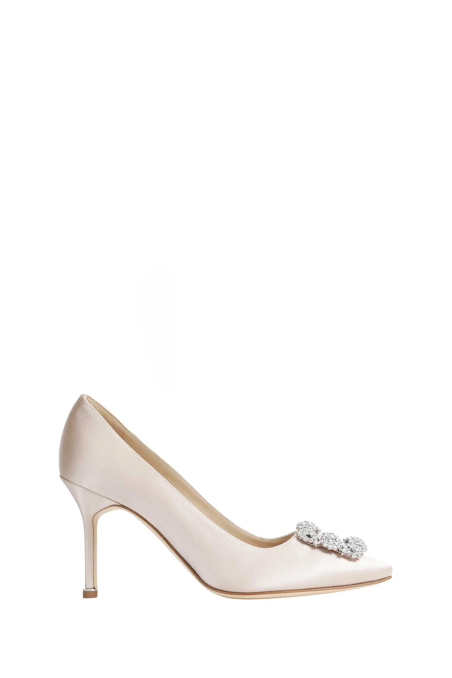 Hangisi 90 Satin Jewel Buckle Pumps - 1