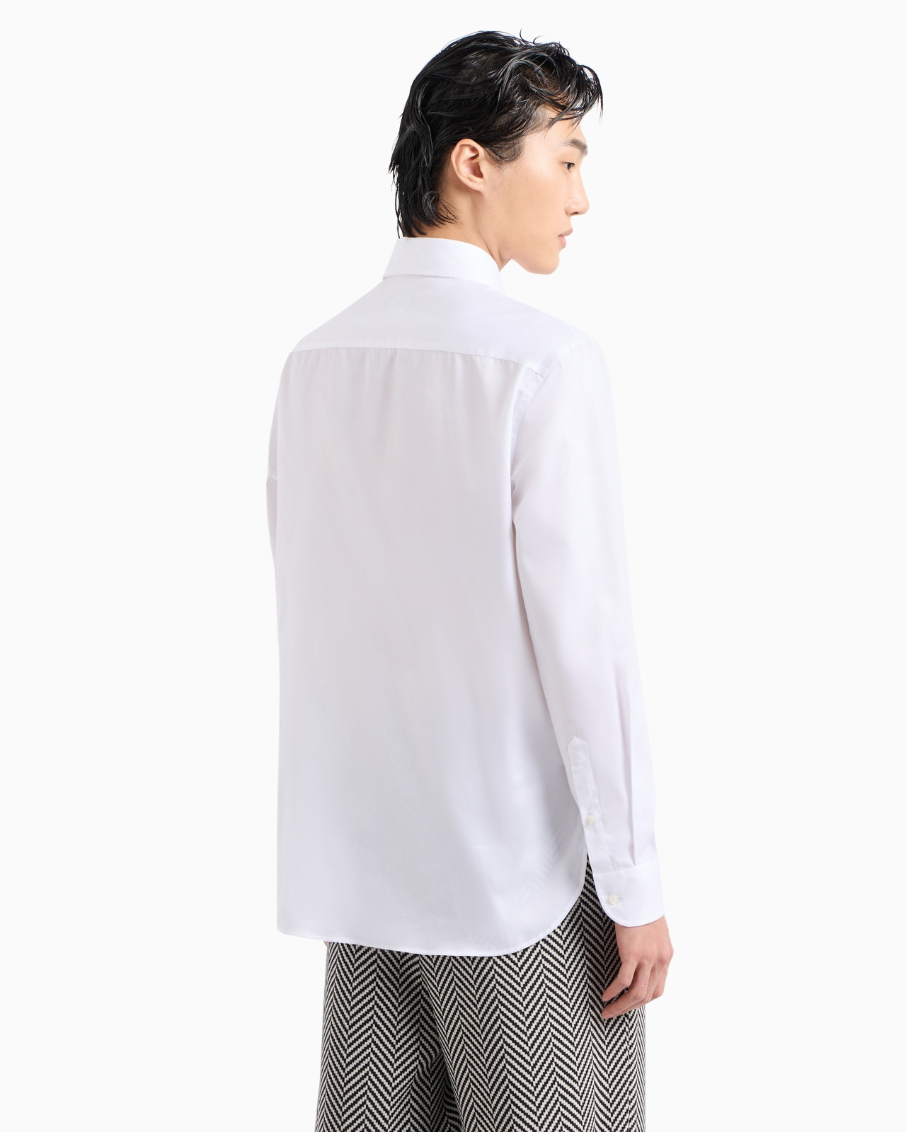 Regular-fit shirt in striped cotton - 3